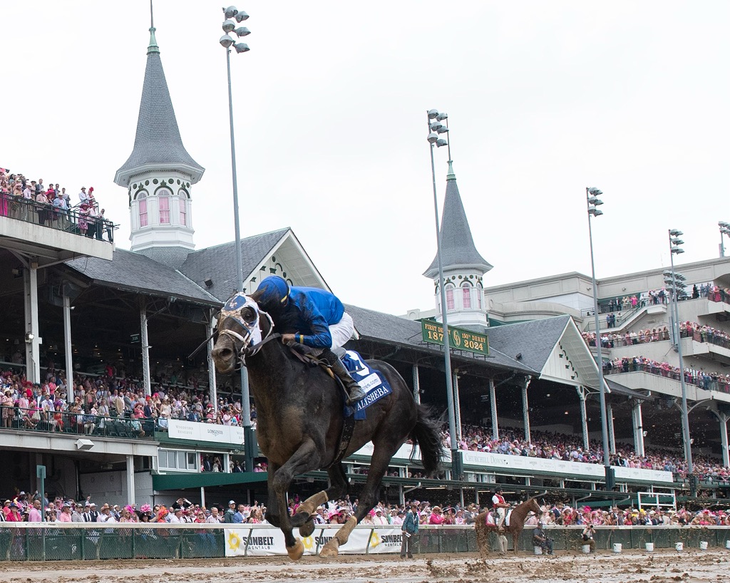 First Mission rockets home to take the G2 Alysheba Stakes America